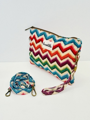 Bandolera La Matilda color espiga multicolor