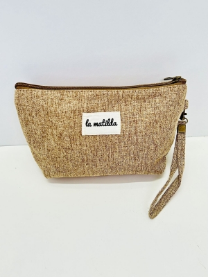 Neceser grande La Matilda color tostado