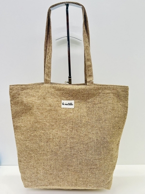Bolsa Tote Bag grande La Matilda  color tostado