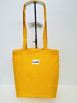 Bolsa Tote Bag La Matilda color amarillo
