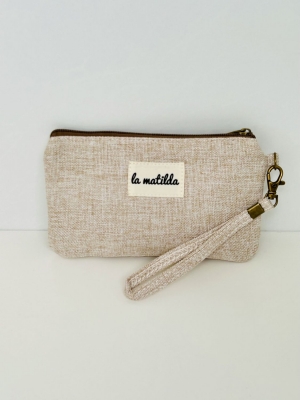 Neceser pequeo La Matilda color beige