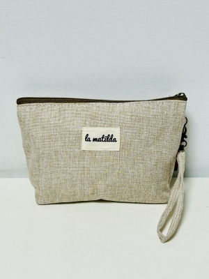 Neceser grande La Matilda color beige